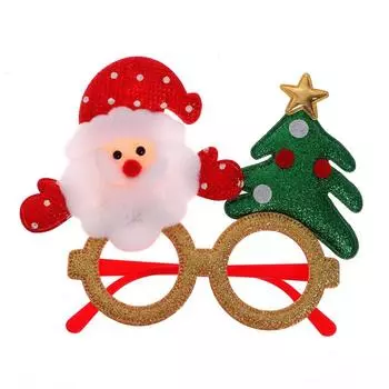 Очки карнавальные новогодние «Дедушка с ёлочкой»