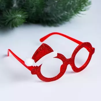 Очки карнавальные новогодние «Колпачок», цвета МИКС