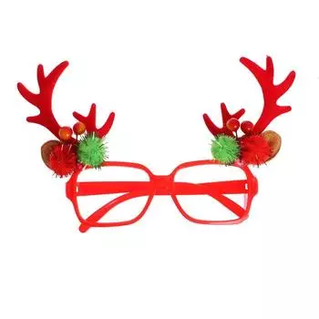Очки карнавальные новогодние «Рожки»