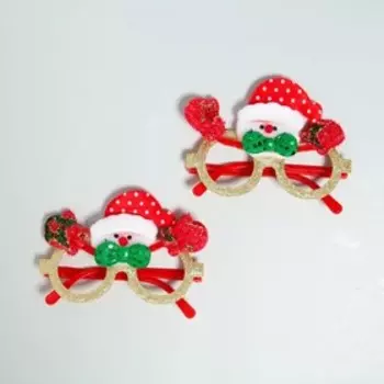 Очки карнавальные новогодние «Снеговик»