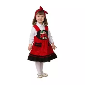 Карнавальный костюм «Божья Коровка Жужжалка (Лапки Царапки)», рост 98