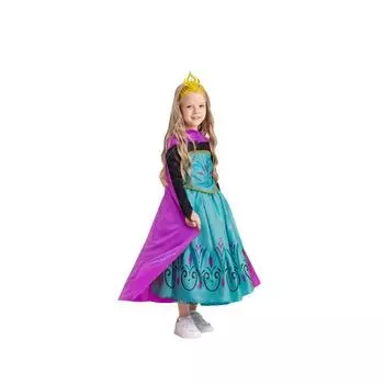 Карнавальный костюм «Эльза», платье-трансформер, жакет, диадема, р. 32, рост 122 см