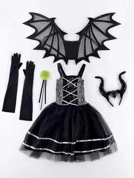 Карнавальный костюм «Королева тьмы», р.104-134