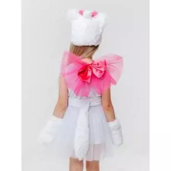 Карнавальный костюм «Кошка Мари», платье, шапка, р. 26, рост 104 см