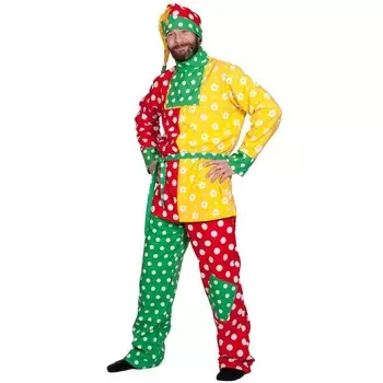 Карнавальный костюм «Петрушка», р. 48-52, рост 176-182 см