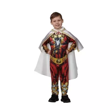 Карнавальный костюм «Шазам» без мускулов, рост 140 см