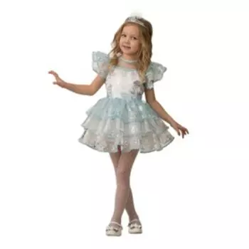Карнавальный костюм "Снежинка Снежана", размер 34