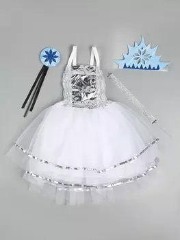 Карнавальный костюм «Снежная принцесса», р. 104-134 см