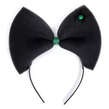 Карнавальный ободок «Бант» с пауком МИКС