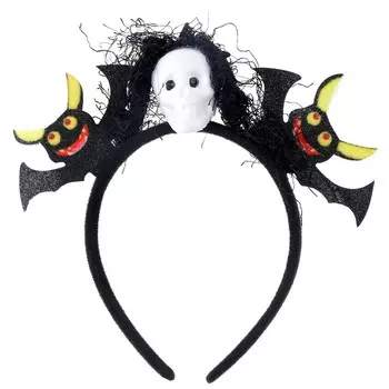 Карнавальный ободок «Череп» на Хеллоуин
