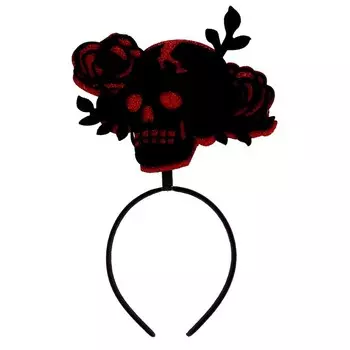 Карнавальный ободок «Череп» на Хеллоуин