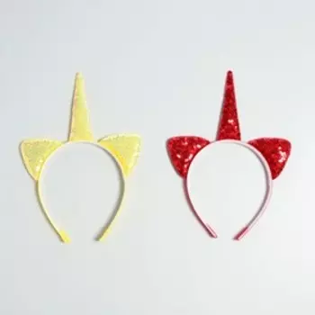 Карнавальный ободок «Единорог», цвета МИКС