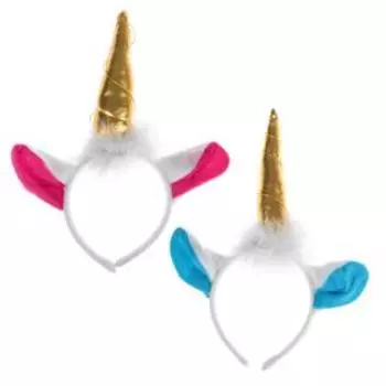 Карнавальный ободок «Единорог», цвета МИКС