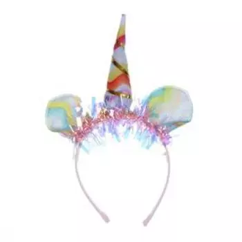 Карнавальный ободок «Единорог», цвета МИКС