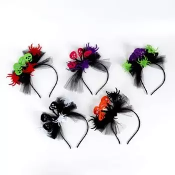 Карнавальный ободок «Хэллоуин», МИКС