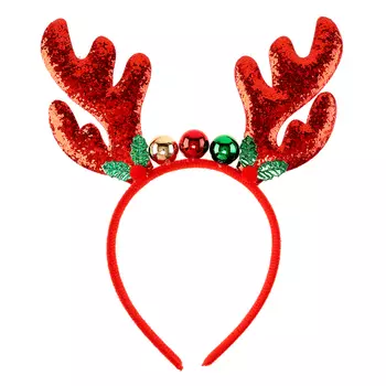 Карнавальный ободок «Новогодний», цвет МИКС