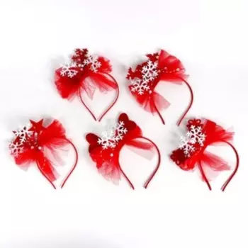 Карнавальный ободок «Новый год», виды МИКС