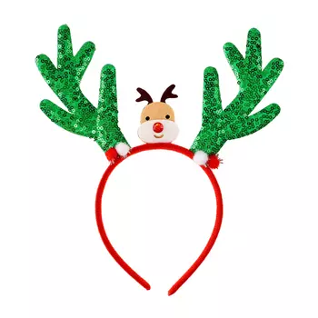 Ободок новогодний карнавальный «Оленёнок», цвет МИКС