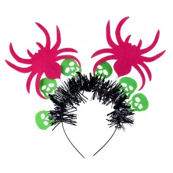 Карнавальный ободок «Пауки», на Хеллоуин, МИКС