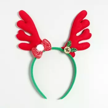 Ободок новогодний карнавальный «Рожки»