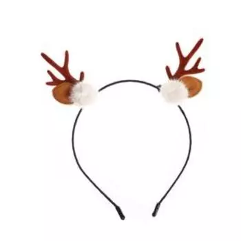 Ободок новогодний карнавальный «Рожки», МИКС