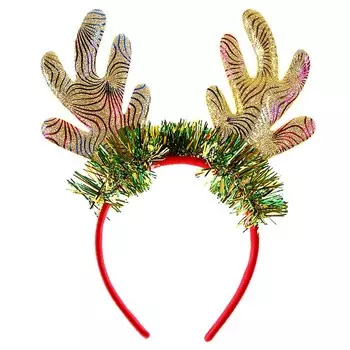 Ободок новогодний карнавальный «Рожки»