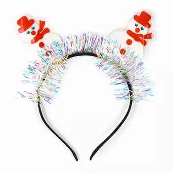 Ободок новогодний карнавальный «Снеговички»