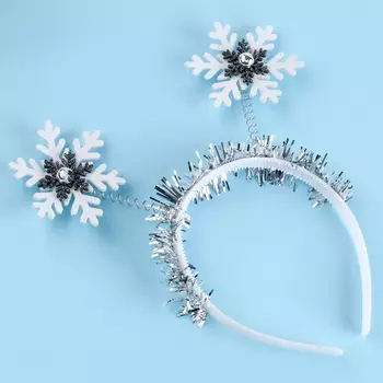 Ободок новогодний карнавальный «Снежинка»
