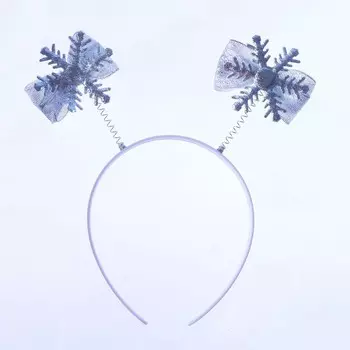 Ободок новогодний карнавальный «Снежинка»