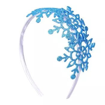 Ободок новогодний карнавальный «Снежинки», МИКС