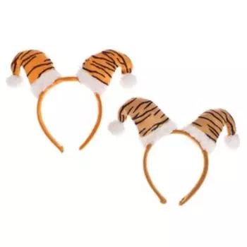 Карнавальный ободок «Тигр», цвета МИКС