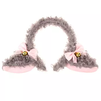 Карнавальный ободок «Ушки овечки», цвет серый