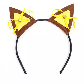 Карнавальный ободок «Ушки», МИКС