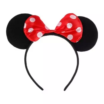 Карнавальный ободок «Ушки» с бантиком