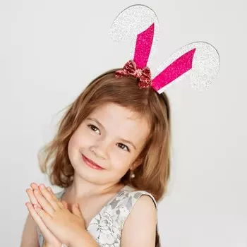 Ободок-ушки зайчика «Прелестная»