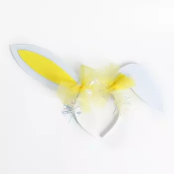 Карнавальный ободок «Зайчик», цвета МИКС