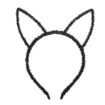 Карнавальный ободок «Зайка», цвет чёрный