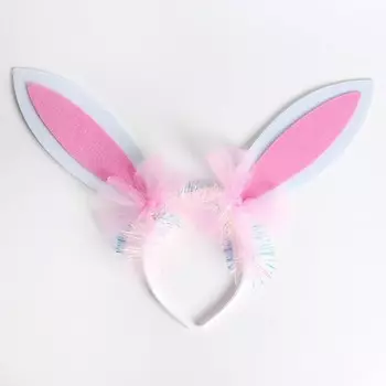 Карнавальный ободок «Зайка», МИКС