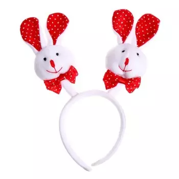 Карнавальный ободок «Зайка» в бабочке