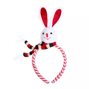 Карнавальный ободок «Зайка» в шарфе