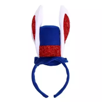 Карнавальный ободок «Зайка» в шляпке