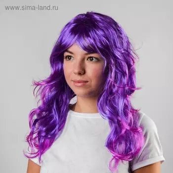 Карнавальный парик «Черничный шейк», 120 г