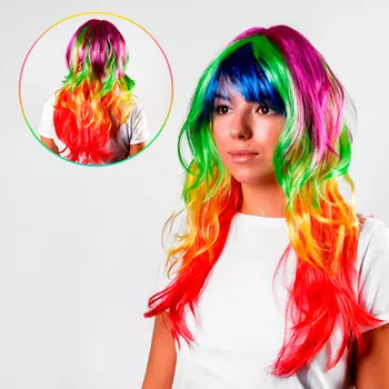 Карнавальный парик «Цветной», 120 г
