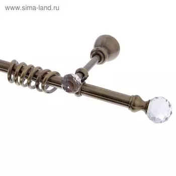 Карниз d=2 см, длина 160 см, цвет старое золото