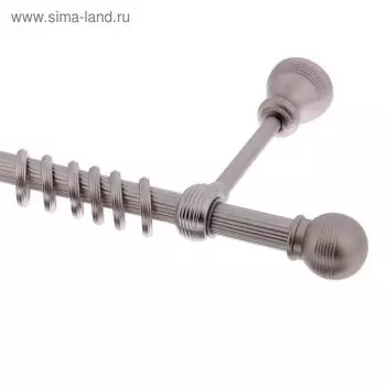 Карниз d=2 см, длина 240 см, цвет сатин