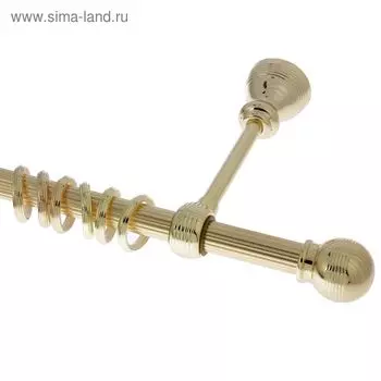 Карниз d=2 см, длина 300 см, цвет золото