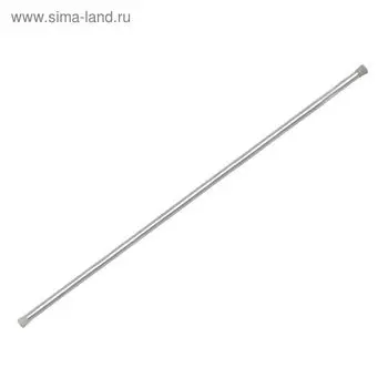 Карниз для шторы в ванную 140-260 см, d=22/25 мм, цвет хром