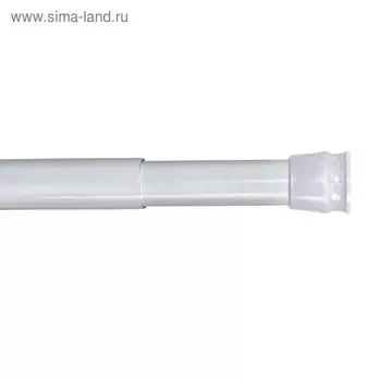 Карниз для ванной комнаты Milardo 010A200M14, 110-200 см, белый