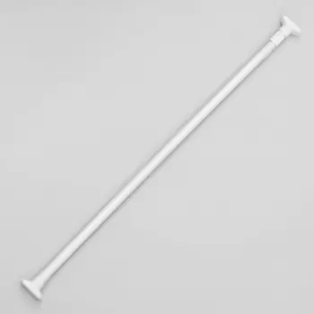 Карниз для ванной комнаты, телескопический, 90–160 см, усиленный, цвет белый