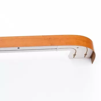 Карниз двухрядный «Ультракомпакт. Стандарт», 280 см, с декоративной планкой, цвет черешня